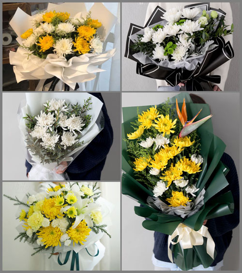 广东汕头市潮南区陈店镇文光社区白事花束代送